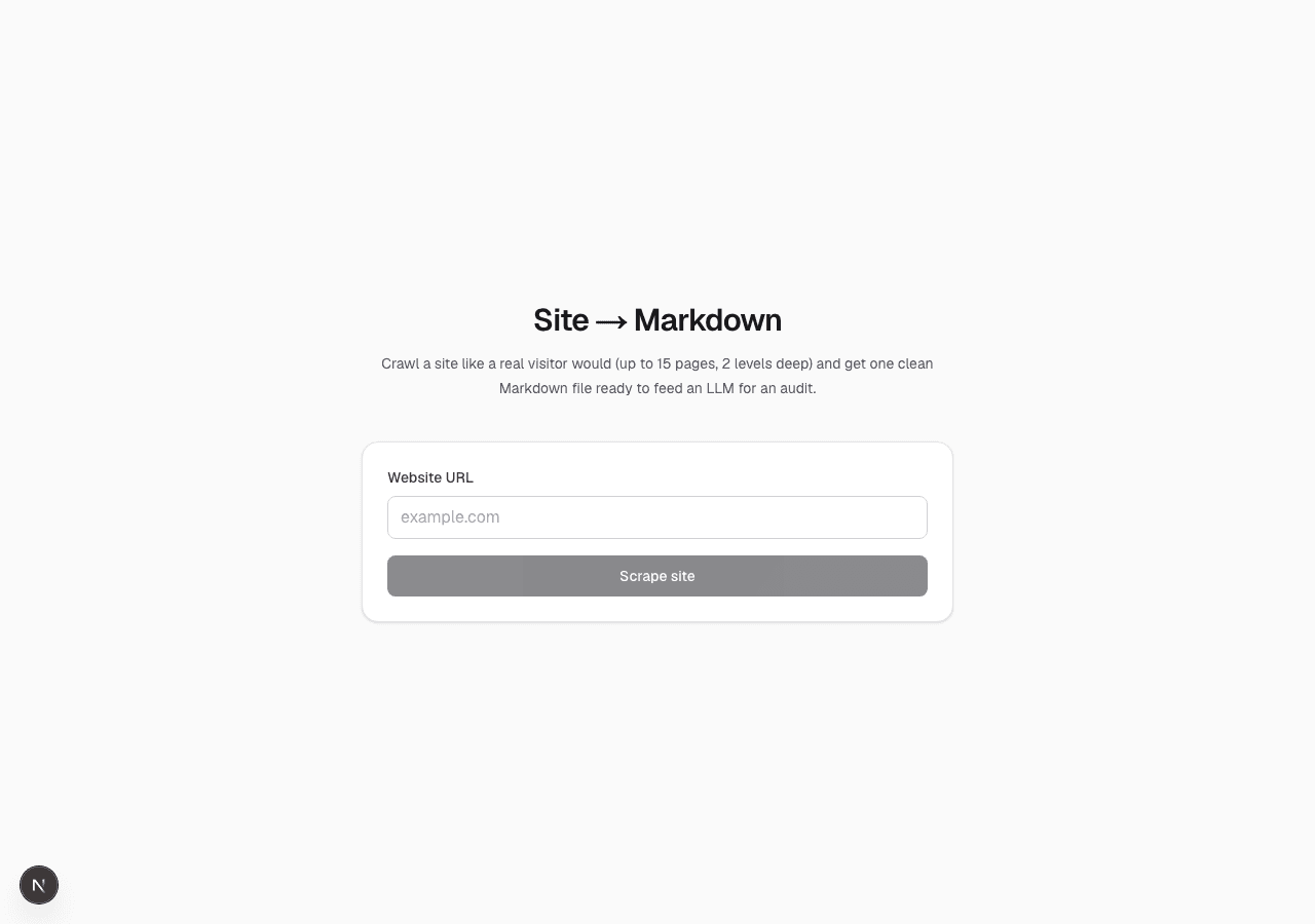 Marketing SEO Webscraper screenshot