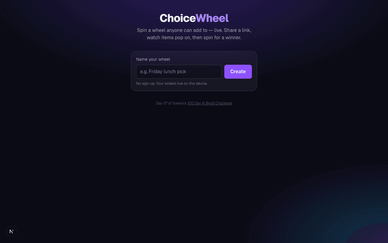 ChoiceWheel screenshot