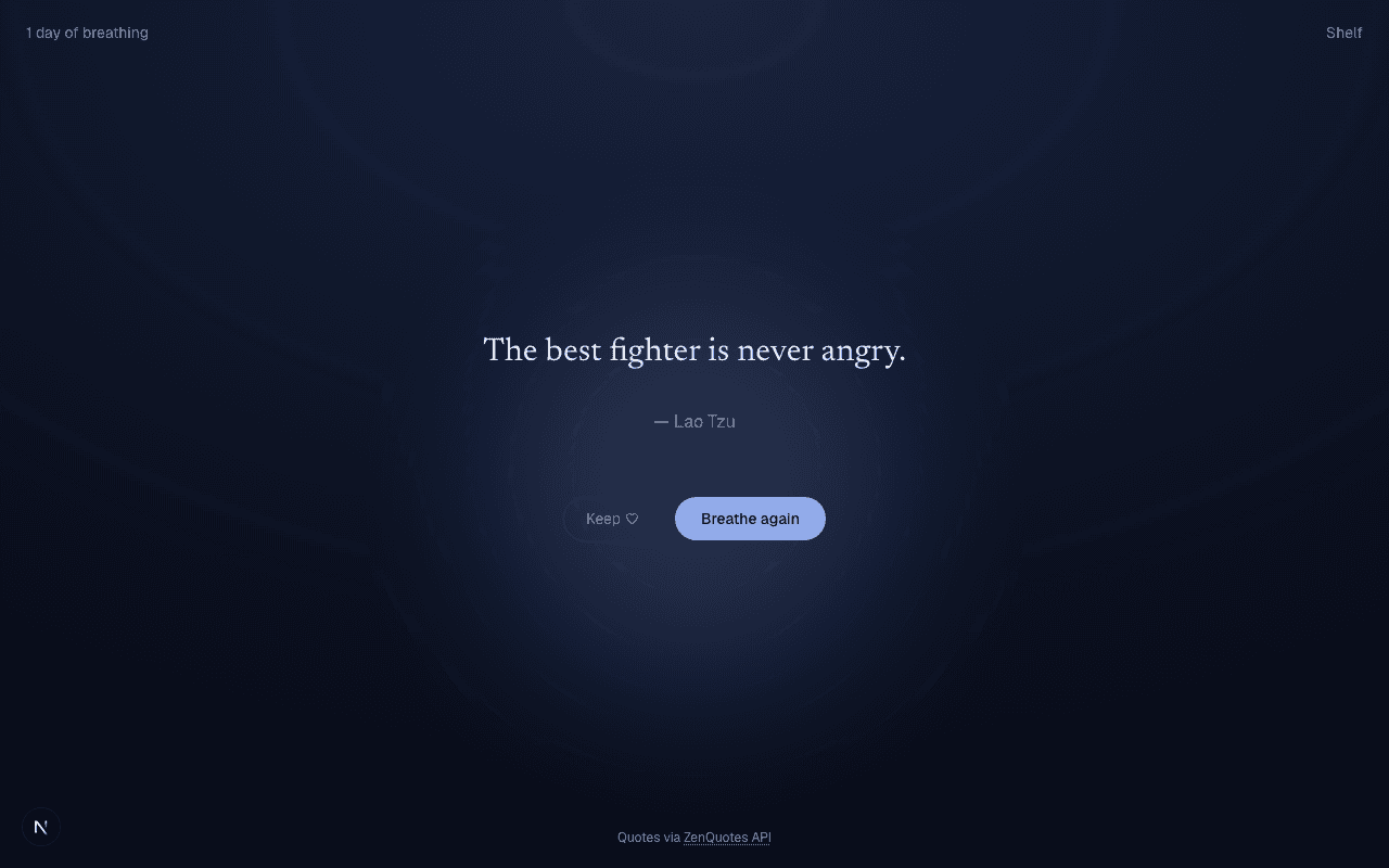 ZenQuote screenshot