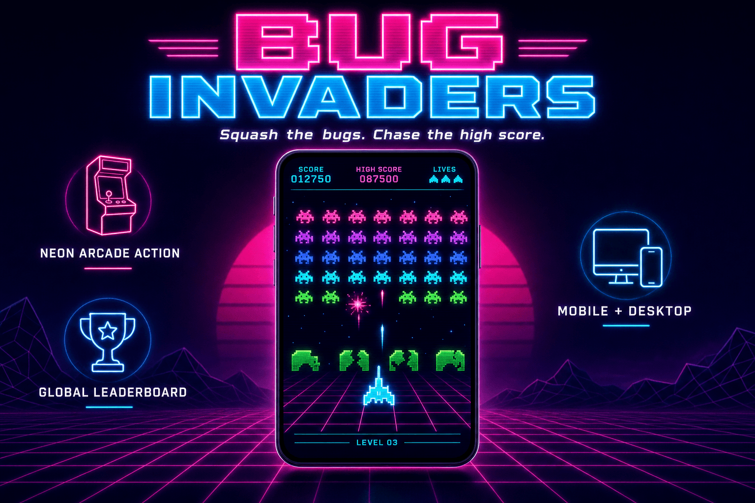Bug Invaders screenshot