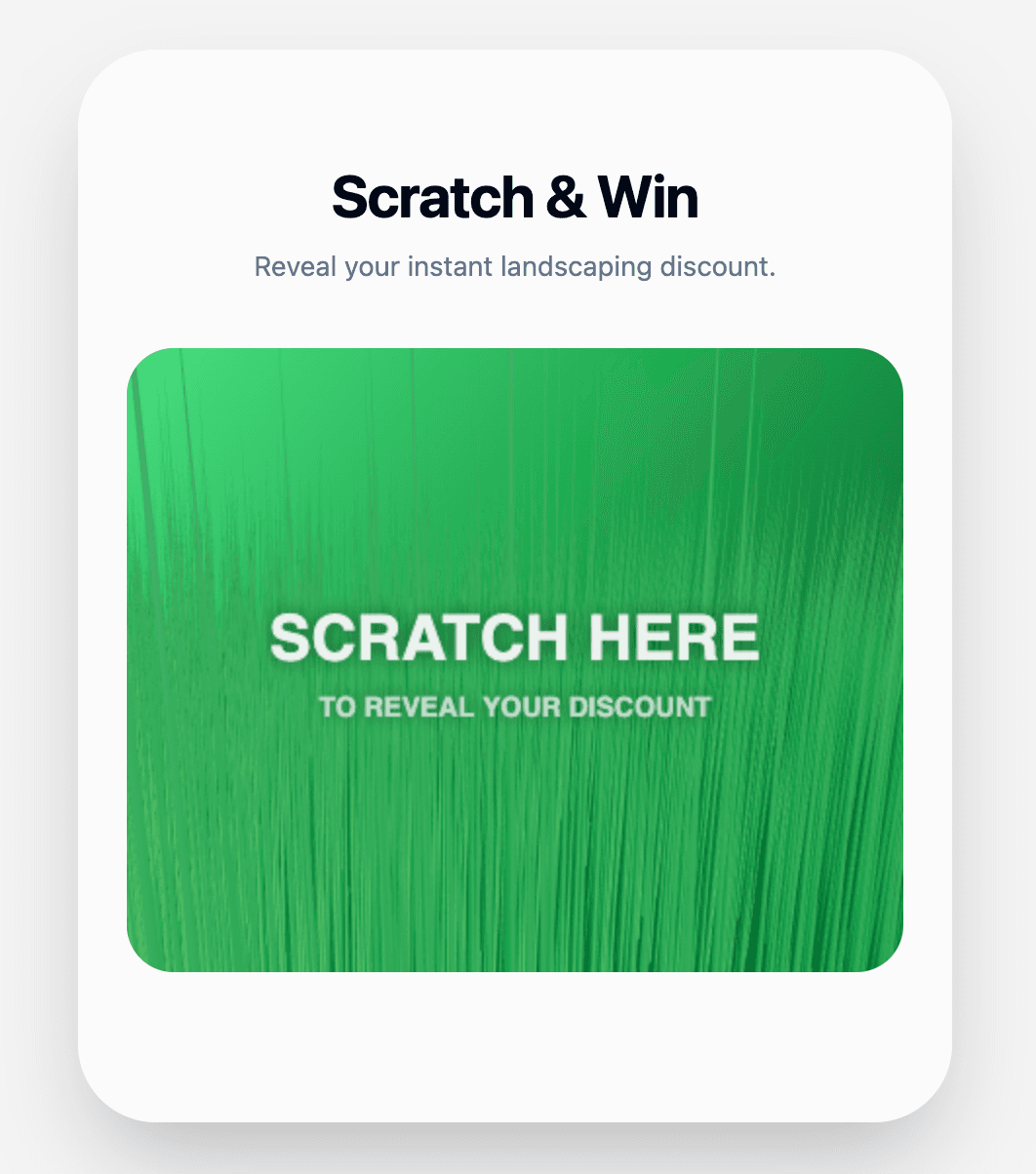 Scratch-Off Lead Magnet screenshot